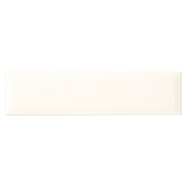 Finesse Bright White 4 Inch x 16 Inch Glazed Ceramic Bevel Tile (10.75 sq. Feet / Case)