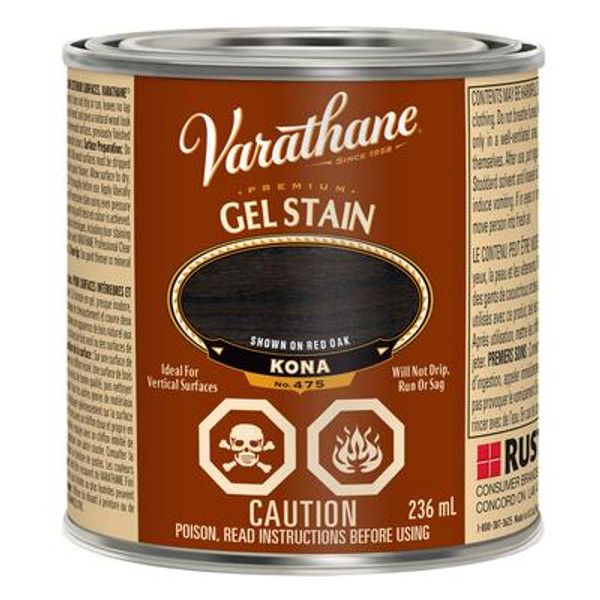 Varathane Premium Gel Stain Kona 236ml