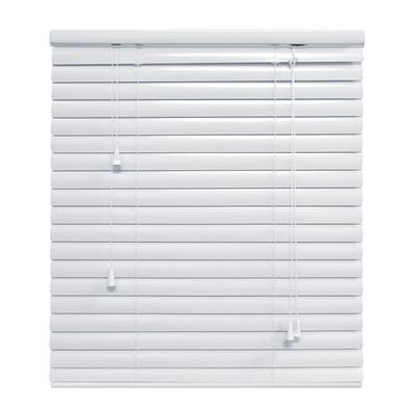 White 1 3/8 Inch.  Premium Aluminum Blind 66x72