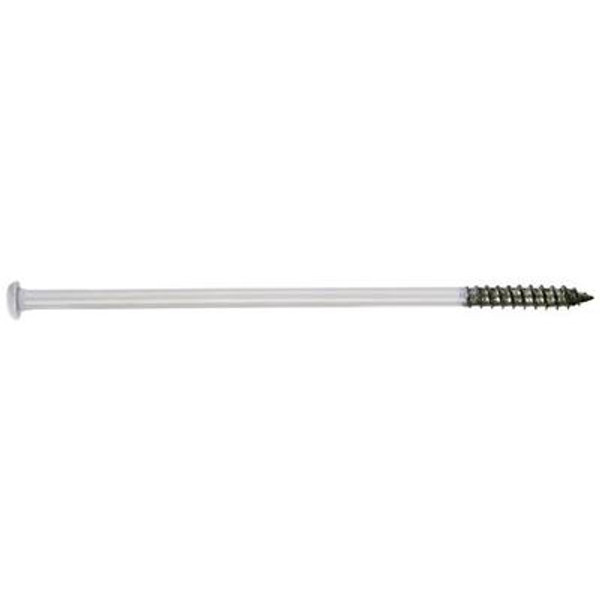 7 Inch. Gutter Screws White 25pcs