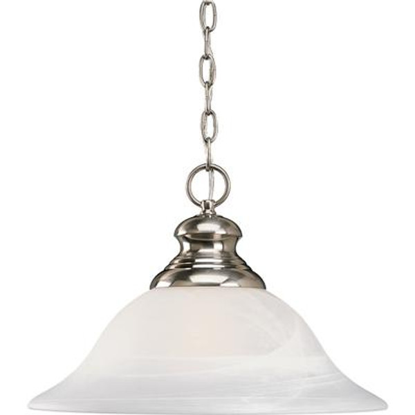 Bedford Collection Brushed Nickel 1-light Pendant