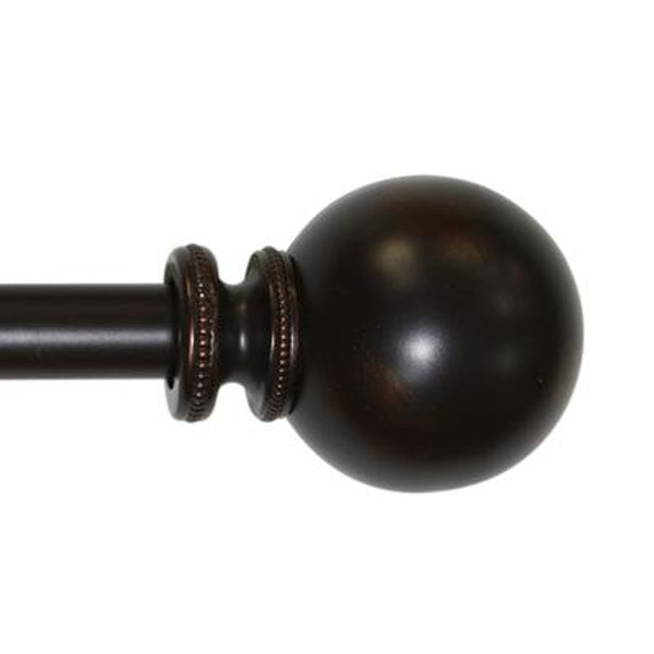 36 Inch&#150;72 Inch ORB Premium 1 Inch Vintage Beaded Sphere Rod Set