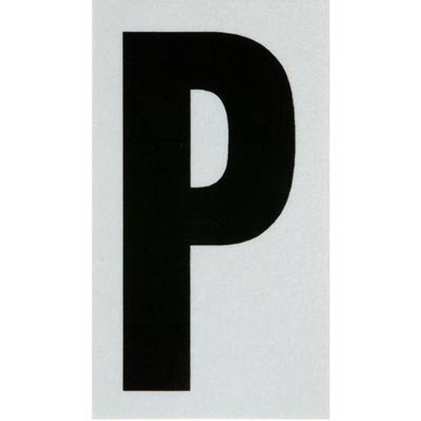 3 Inch Black & Silver Reflec Mylar P