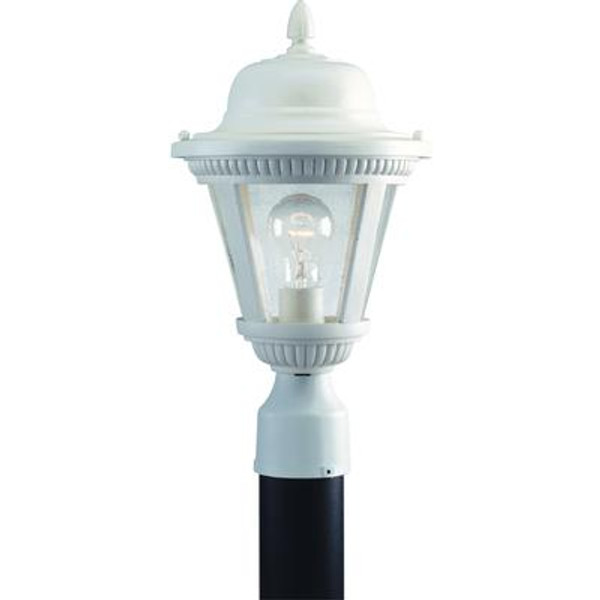 Westport Collection White 1-light Post Lantern