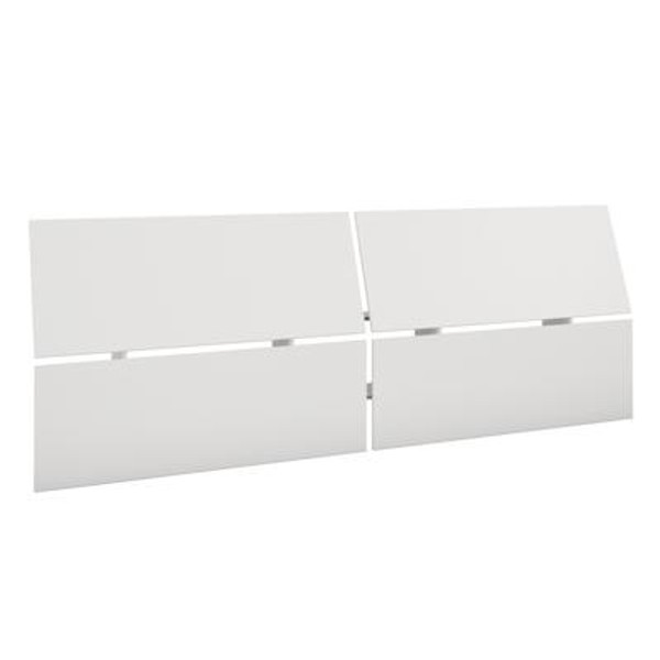 Nexera 345903 Queen Size Panoramic Headboard; White