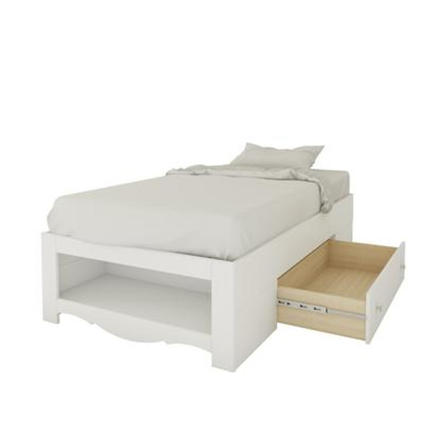 Dixie/Pixel 1-Drawer Twin Size Storage Bed from Nexera