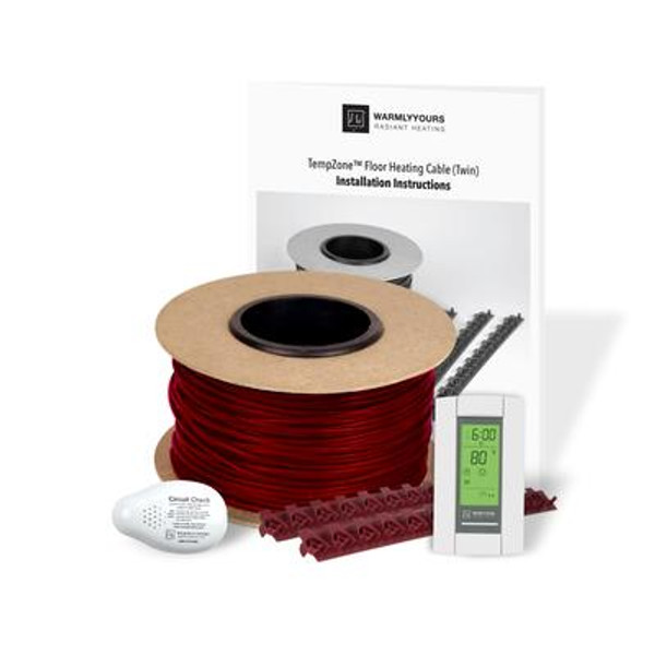 Warmlyyours Heating Cable Kit System; 240 Volts; 82  Square Feet