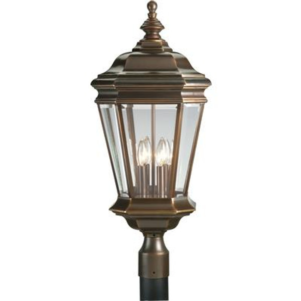 Crawford Collection Oil Rubbed Bronze 4-light Post Lantern