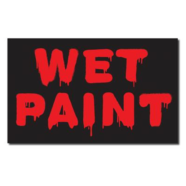 8 X 12 - Wet Paint