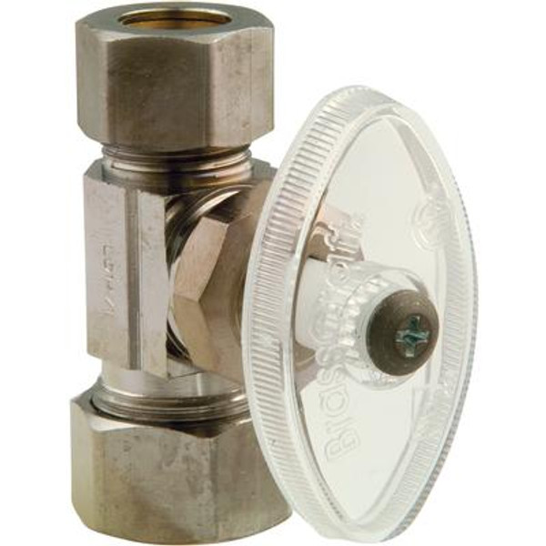 Straight Valve 1/2 Inch Nominal Compression X 1/2 Inch Od Compression