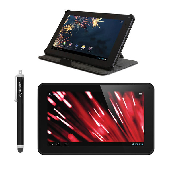 Flare 2 Google Certified Dual Core 8GB 9 Inch. Tablet, Case and Accessories Bundle