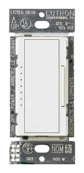 Lutron Maestro 150-Watt Single-Pole/3-Way/Multi-Location Digital Led/Cfl Dimmer, White
