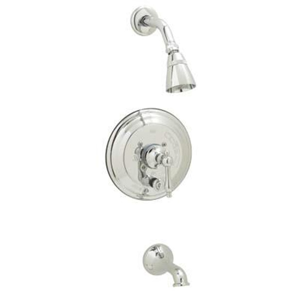 Diana Single Lever Pressure Balance Tub & Shower Polished Chrome