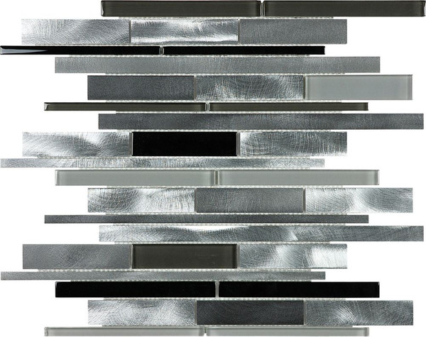 Carbon Blend Random Strip Mosaics