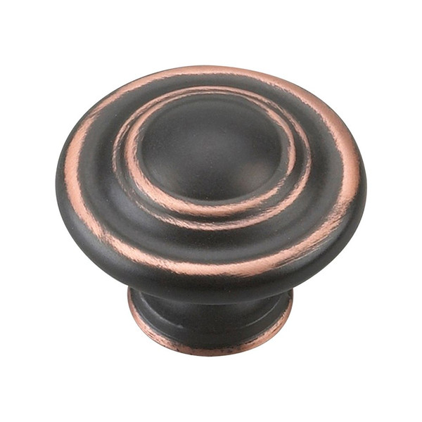 Transitional Metal Knob - Brushed Oil-Rubbed Bronze - 44,45 Mm Dia.