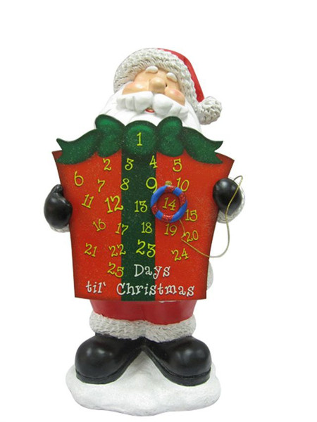 17 Inch Countdown Santa