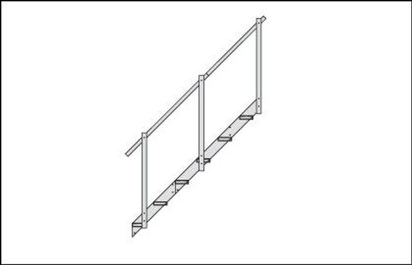 Aluminum Dock Stairs Extension  4 Steps