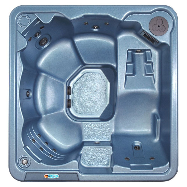 Daytona Blue Denim 6-Person 30-Jet Spa with Polar Insulation. and Hard Cover