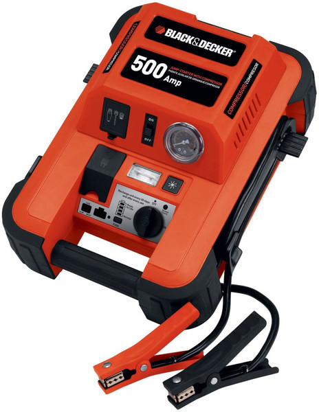 Black & Decker 500A jump starter w/ comp