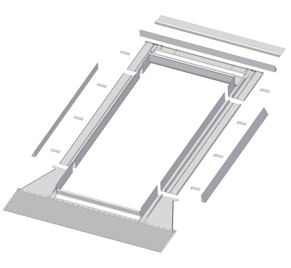 Flashing HIGH PROFILE EH/A-A 24x27 (for FV,FVE Skylights only)