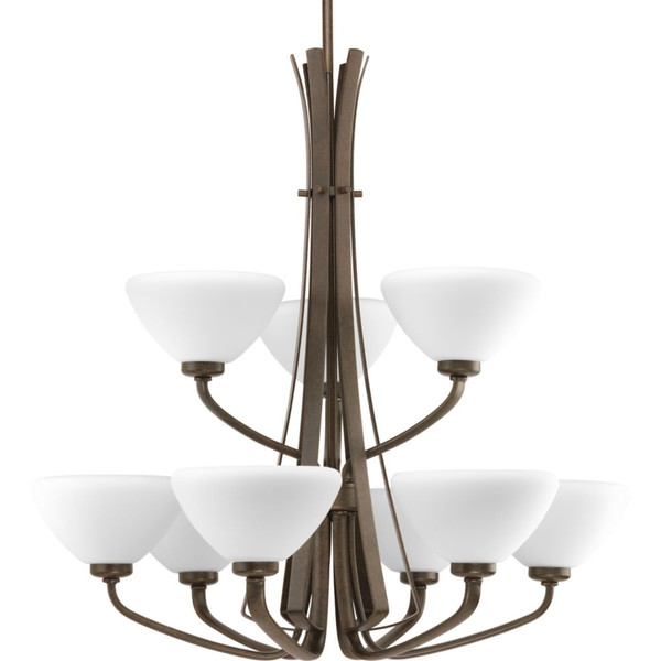 Rave Collection Forged Bronze 9-light Chandelier