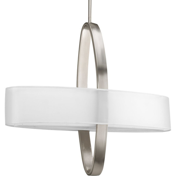 Cuddle Collection Brushed Nickel 4-light Pendant