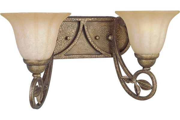 Le Jardin Collection Biscay Crackle 2-light Wall Sconce