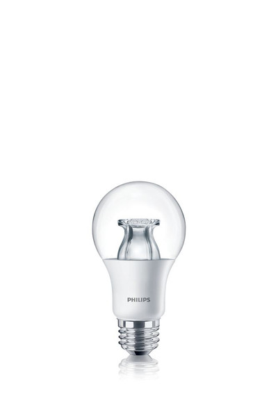 LED 60W A19 Clear Soft White WarmGlow (2700K - 2200K) - Case Of 4 Bulbs