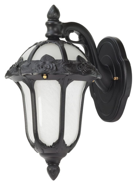 Rose Garden Top Mount Light, Black