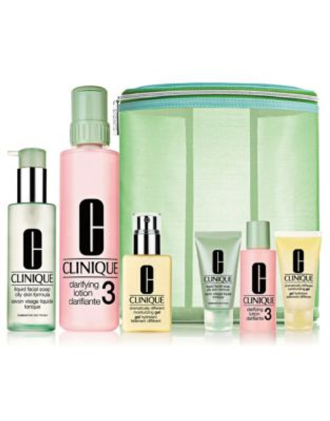 Clinique Seven-Piece Great Skin Everywhere Set for Oilier Skin