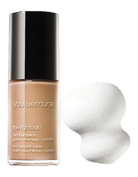 Shu Uemura Lightbulb Foundation and Sponge Set - MEDIUM SAND