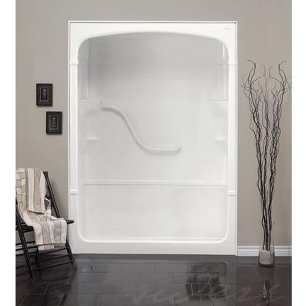 Madison 60 Inch 3-piece Acrylic Shower Stall no seat-Left Hand