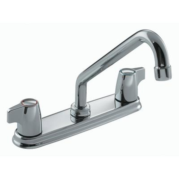 Moen II 2 handle Kitchen Faucet - Chrome Finish