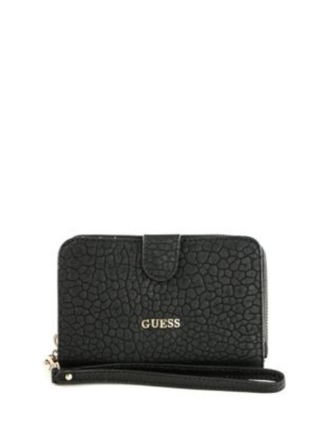 Guess Frankee Wristlet Clutch - BLACK