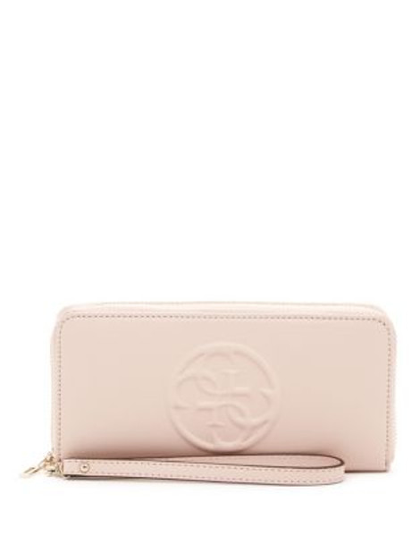 Guess Korry Large Zip Around Clutch - CAMEO