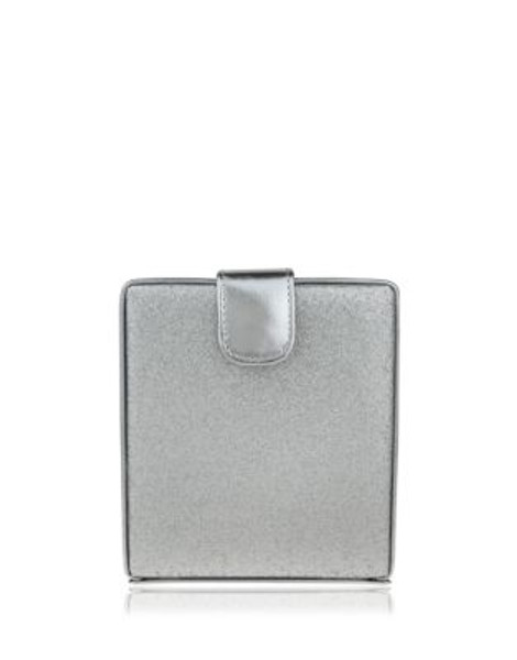 Nina Alannis Metallic Box Crossbody - SILVER