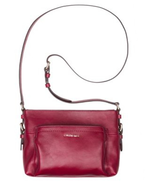 Cole Haan Rockland Top Zip Crossbody Bag - RHODODENDRON