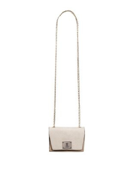 Guess Angela Mini Crossbody Bag - ALMOND