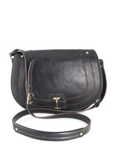 Nine West In the Loop Saddle Crossbody - BLACK