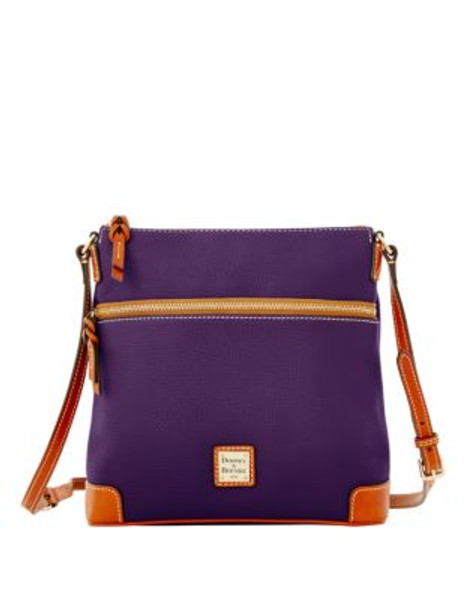 Dooney & Bourke Pebbled Leather Crossbody - AUBERGINE