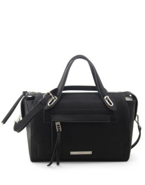 Nine West Seamingly Attached Satchel - BLACK