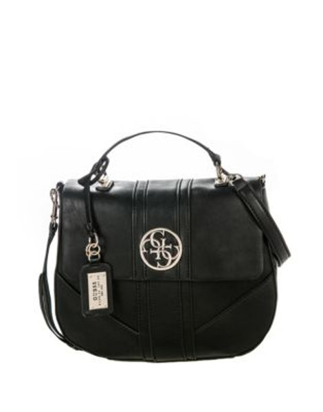 Guess Lena Saddle Bag - BLACK