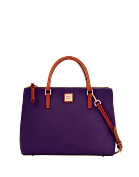 Dooney & Bourke Willa Zip Satchel - AUBERGINE