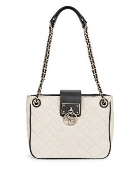 Guess Aliza Shoulder Bag - ALMOND MULTI