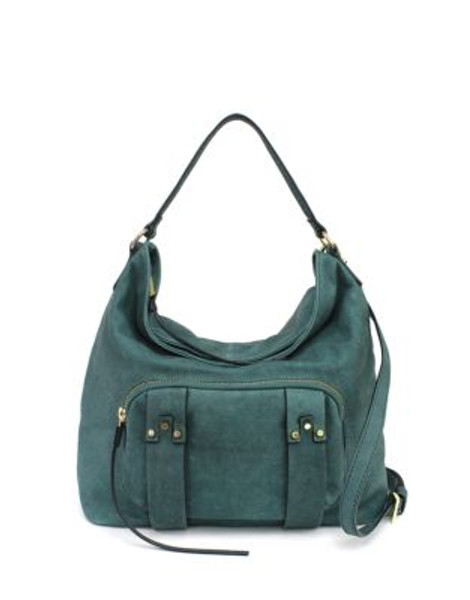 She + Lo Next Chapter Leather Hobo Bag - GREEN