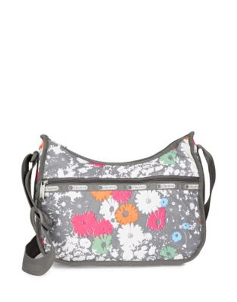 Lesportsac Printed Classic Hobo Bag - LIGHT GREY