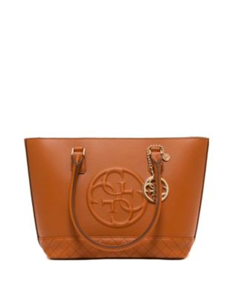 Guess Korry Small Classic Tote - COGNAC