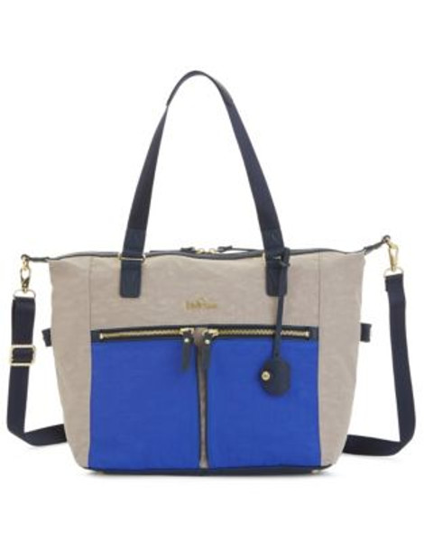 Kipling Kira Nylon Colourblock Bag - NAVY BLUE COMBO