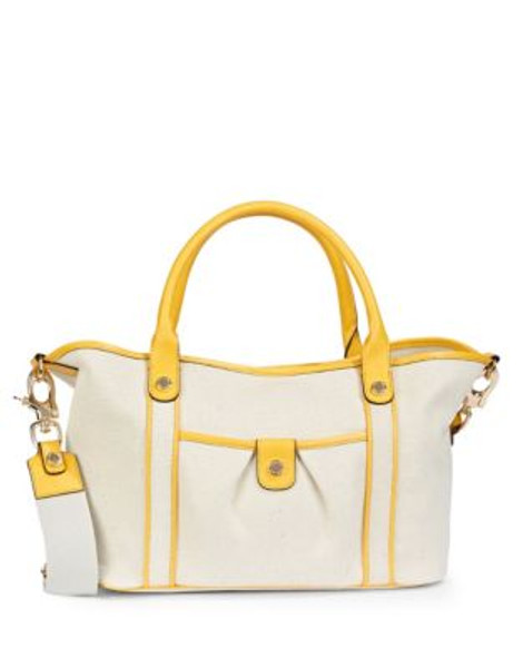 Calvin Klein Britney Canvas Tote - MARIGOLD