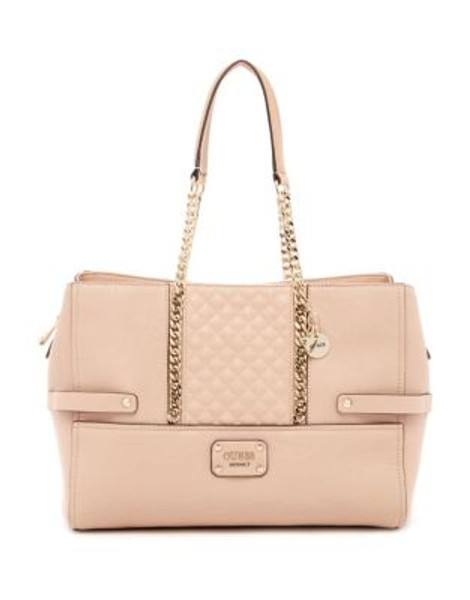 Guess Latisha Girlfriend Satchel - BEIGE